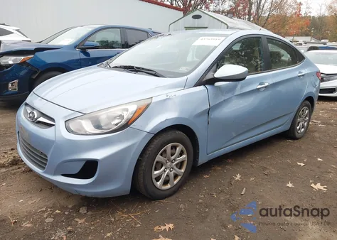 2014 Hyundai Accent Gls from USA, damaged, VIN KMHCT4AE3EU590969